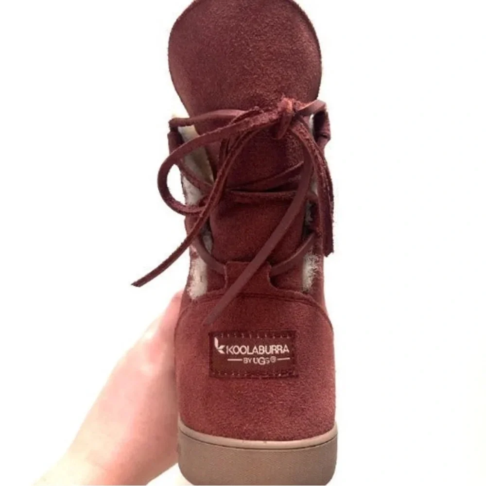 Womens Size 10 KOOLABURRA BY UGG Short Boots - Pink Mauve - Picture 5 of 8